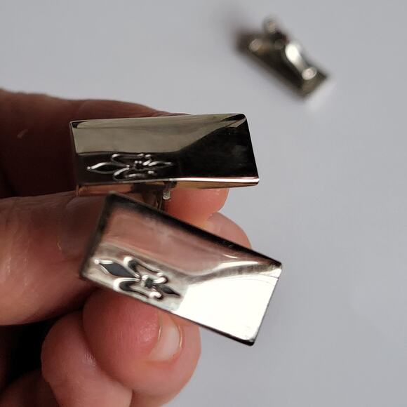 Vintage Pioneer Cufflinks and tie clip set. - Picture 7 of 16